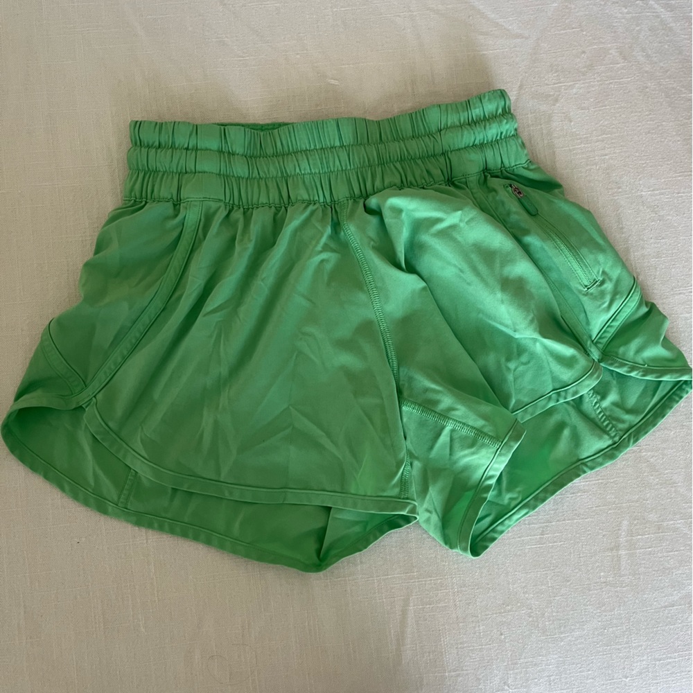 Green Lululemon Shorts
